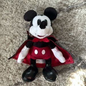 Vampire Mickey Mouse plush keychain from Tokyo Disney
